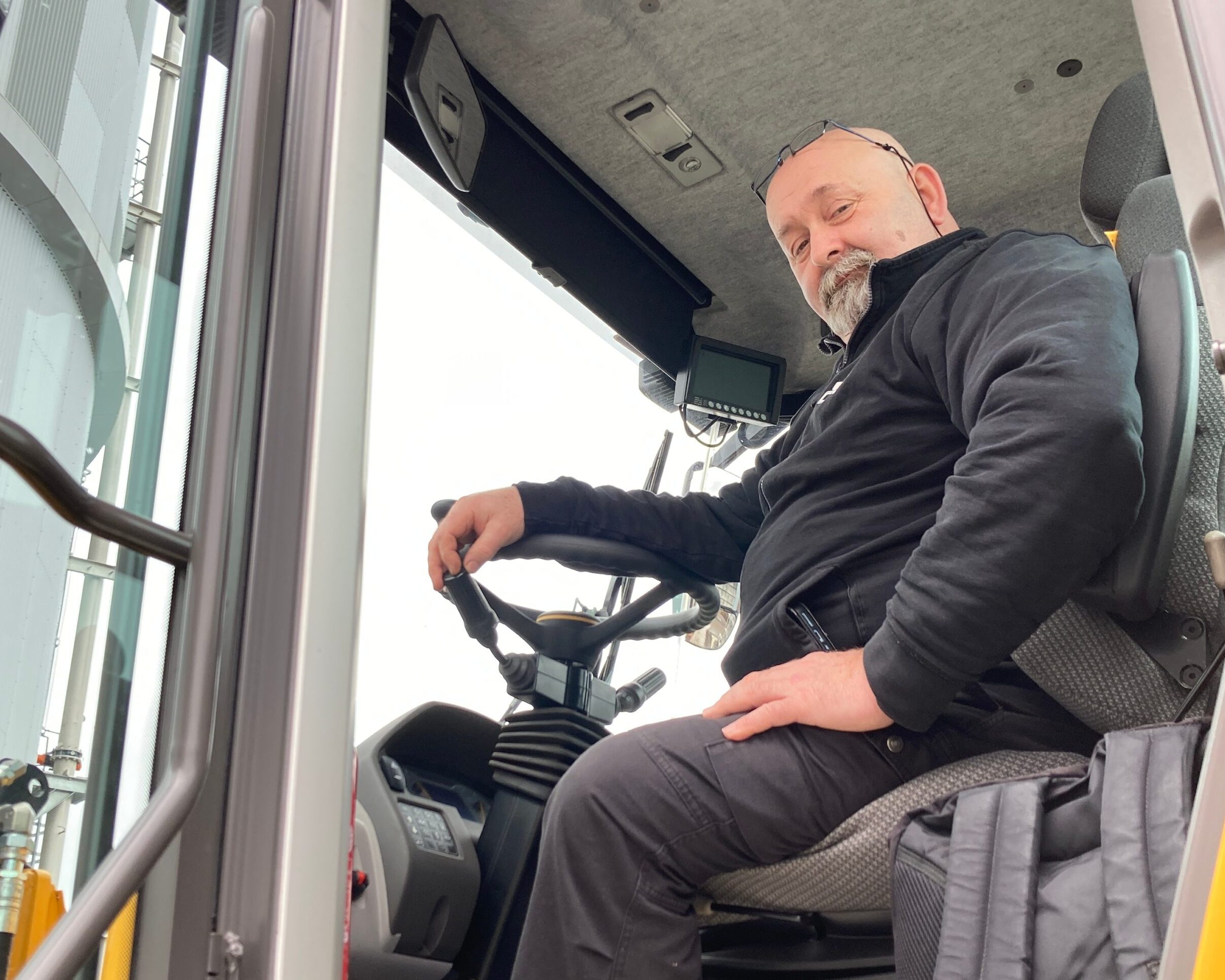 chauffeur wiellader